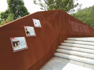 桓台耐候钢挡土墙
